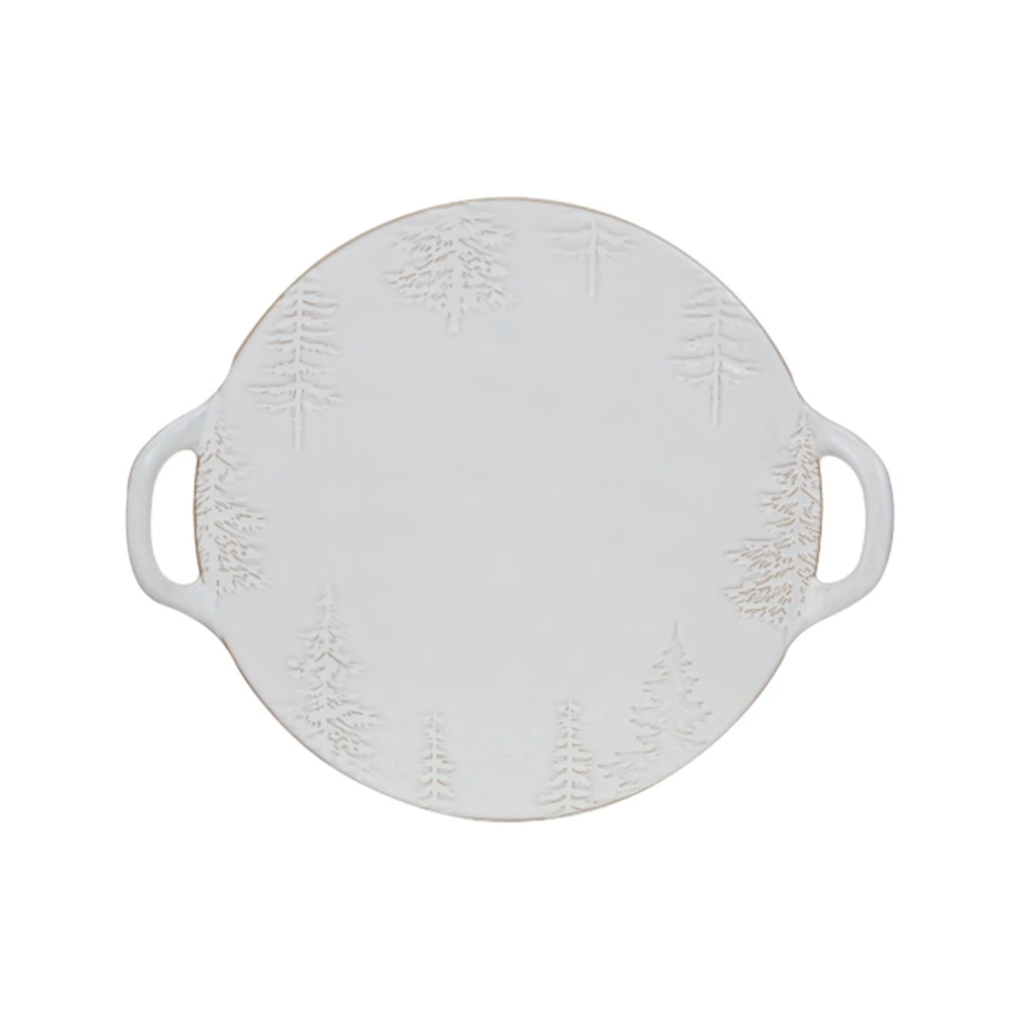 Debossed Stoneware Platter