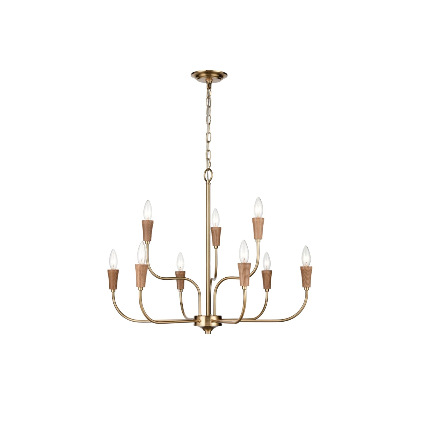 Inga 29'' Wide 9-Light Chandelier