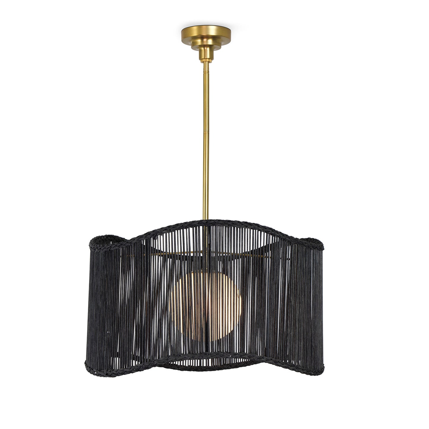 Nimes Drum Pendant Black