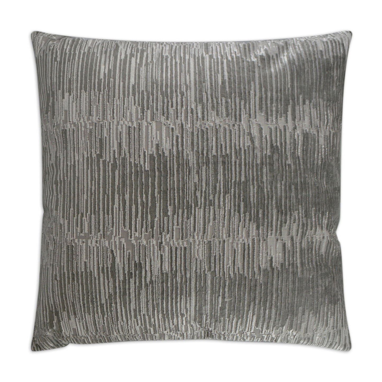 Techno Platinum Throw Pillow