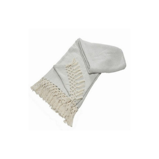 Contemporary Throw - Light Blue