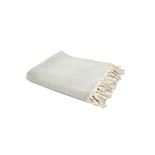 Contemporary Throw - Light Gray