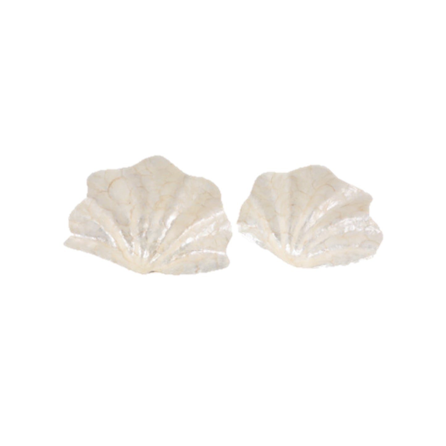 Capiz Shell Shaped Bowls S/2