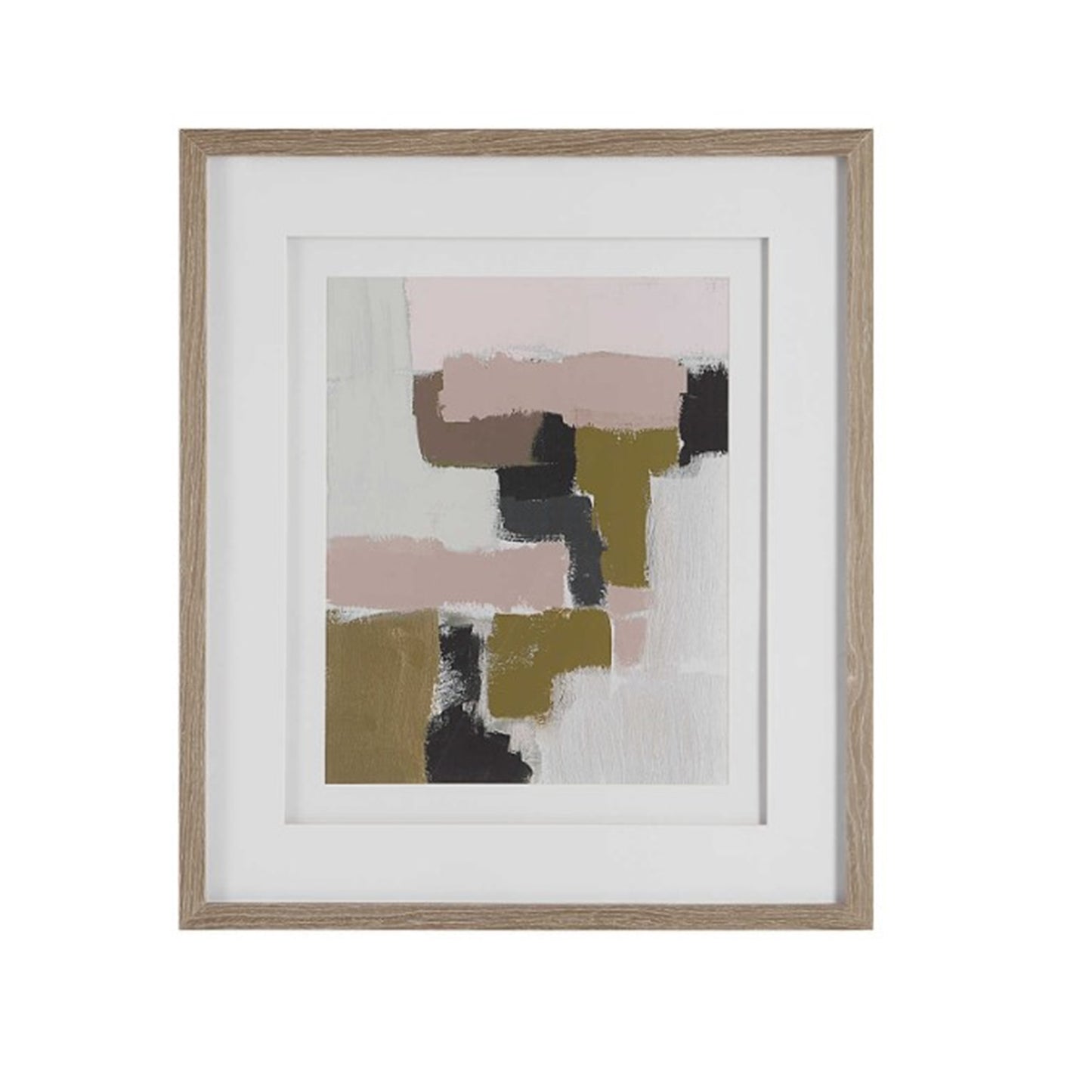 Color Block Framed Print