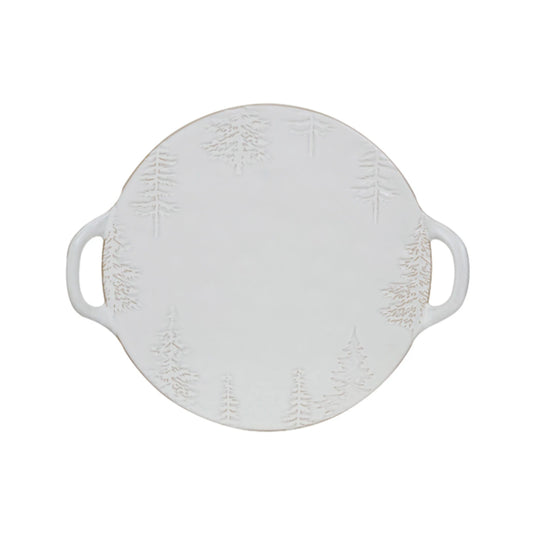 Debossed Stoneware Platter