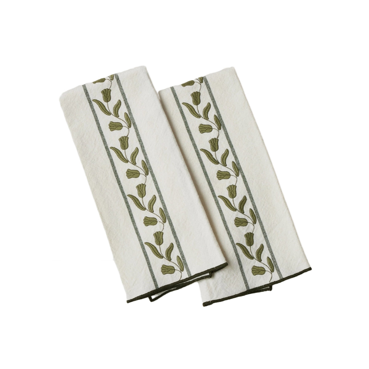 Kitchen Tea Towels, Spruce Green S/2