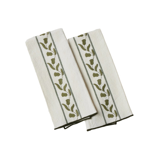 Kitchen Tea Towels, Spruce Green S/2