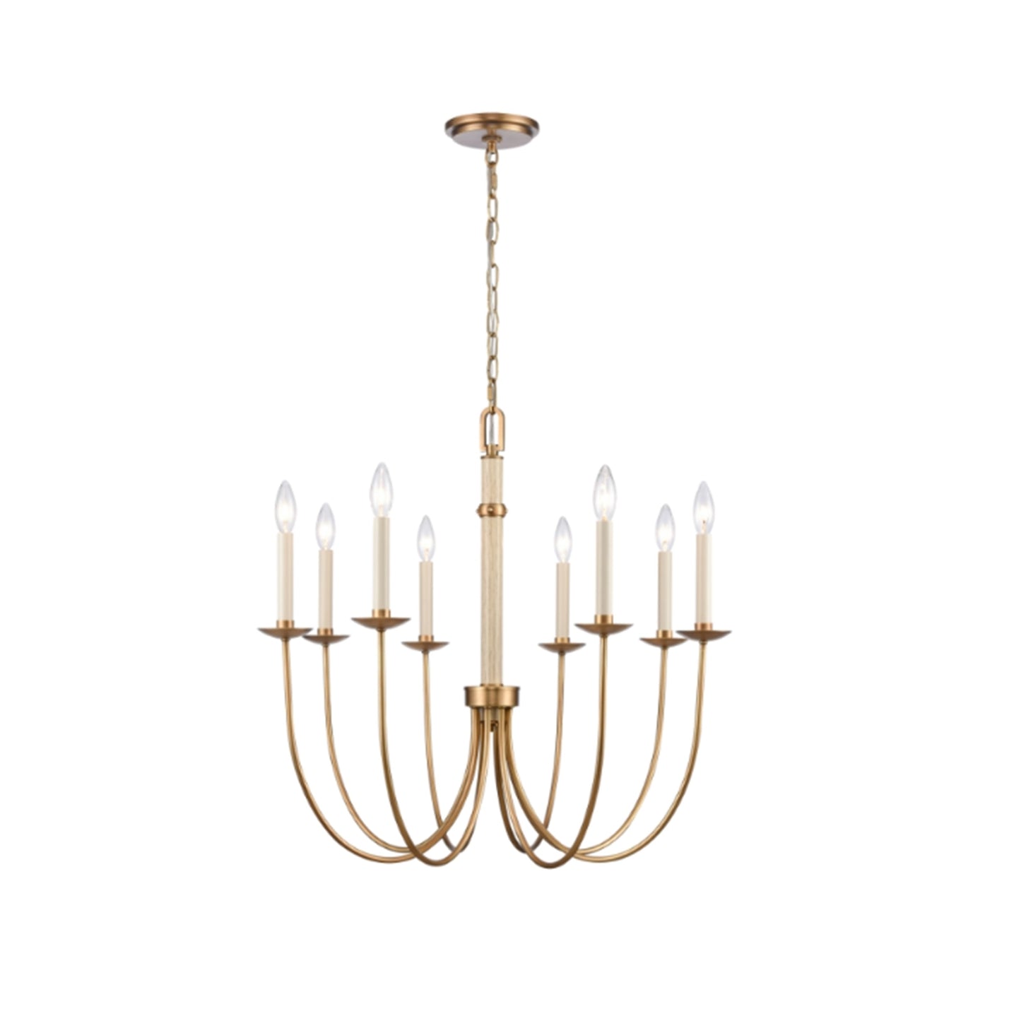 Neville 28" Wide 8-Light Chandelier