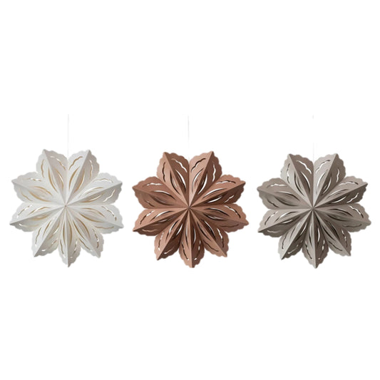 25" H Recycled Paper Folding Ornament