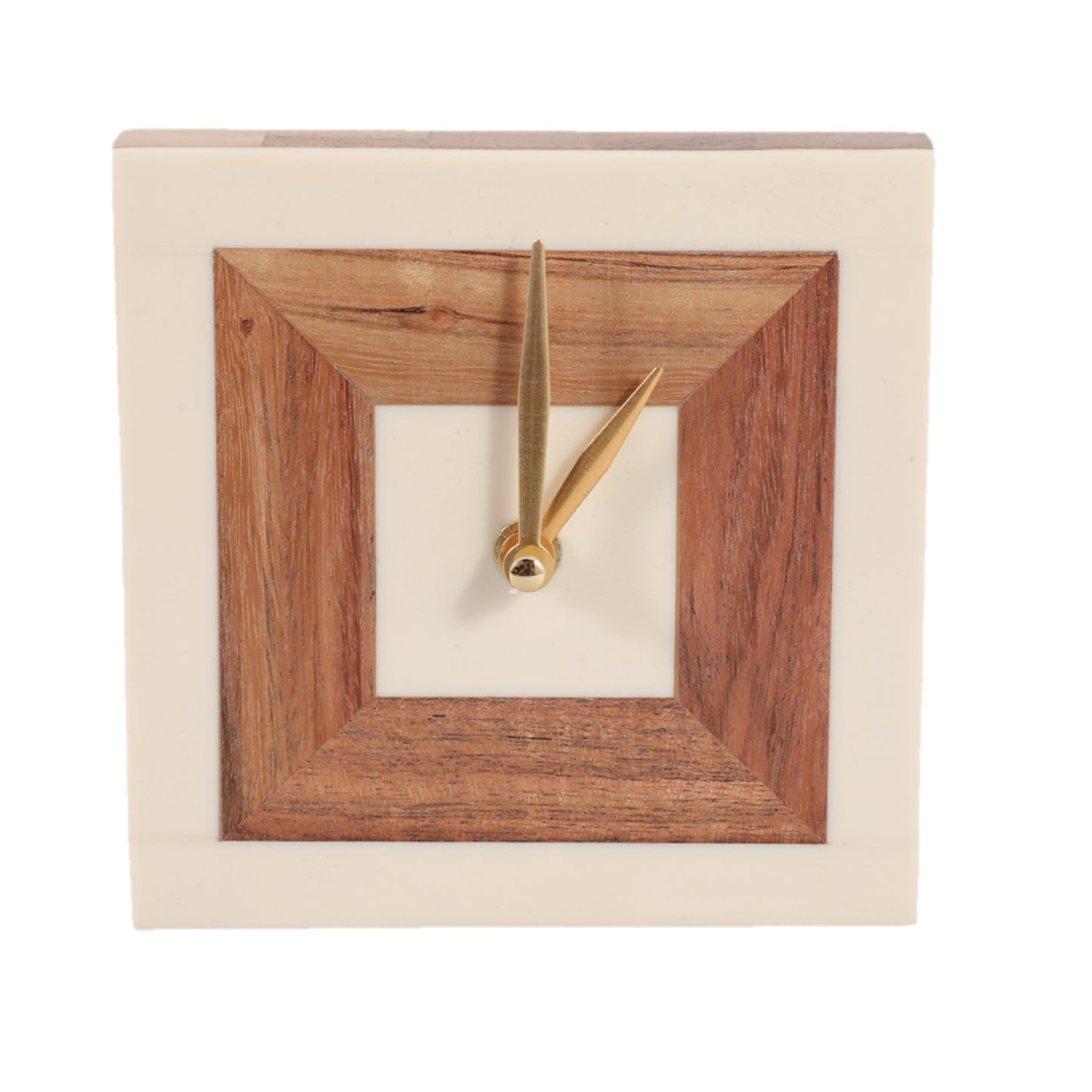 Wood Inlayed Clock