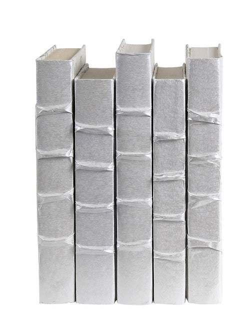 Metallic Bound Books With Script Cover