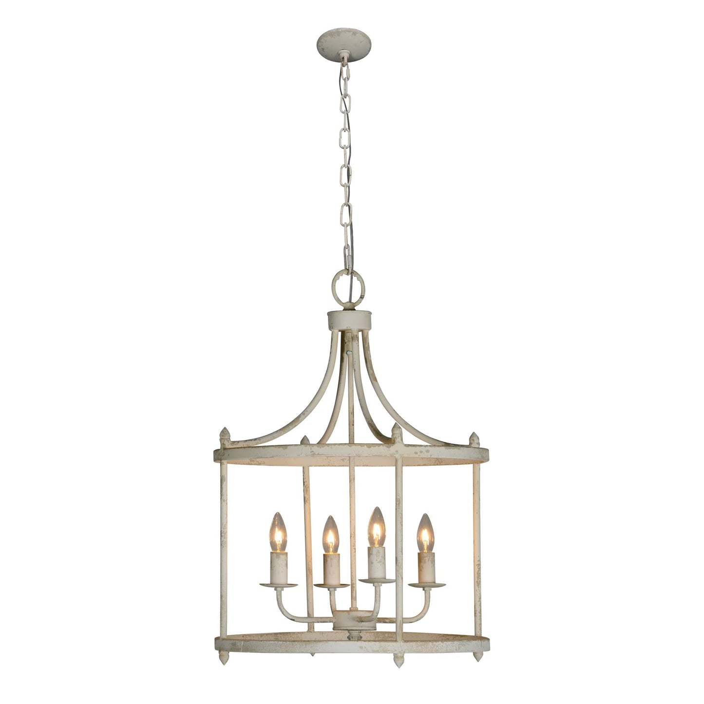 Arlington 4-LT Chandelier-White