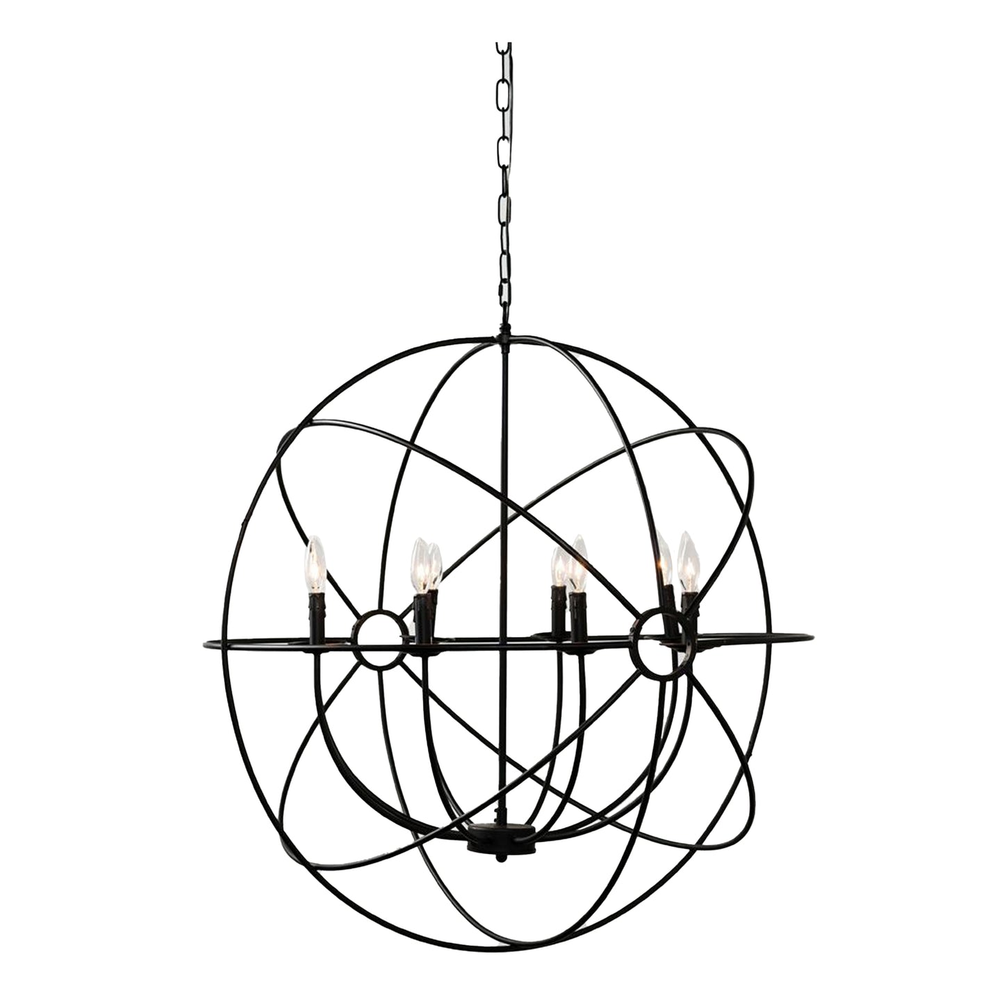 Derince Iron Chandelier-SM