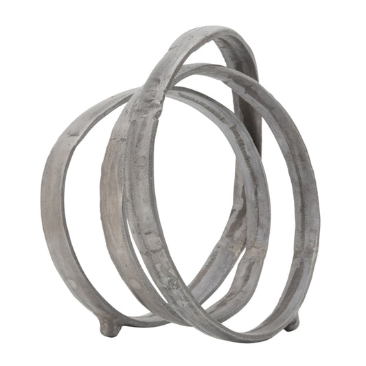 Gun Metal Ring Sculpture