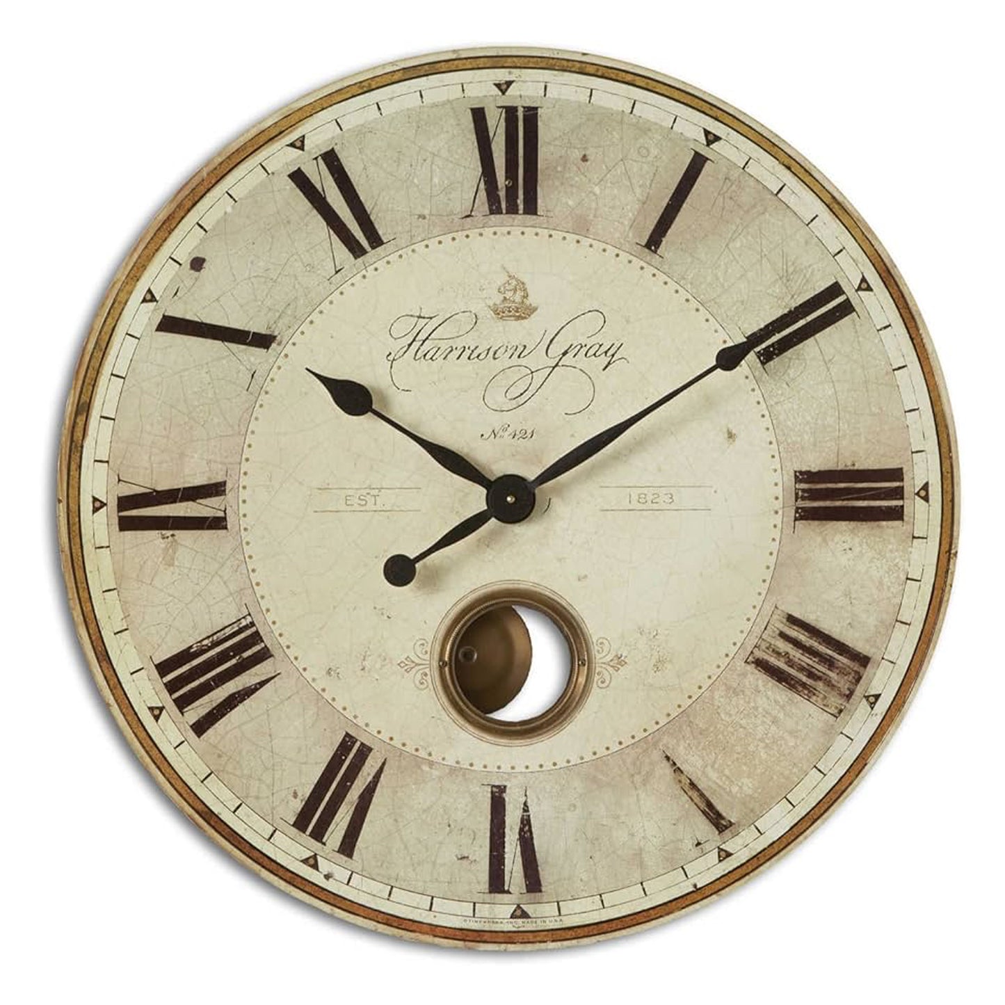 Harrison Gray 30" Wall Clock