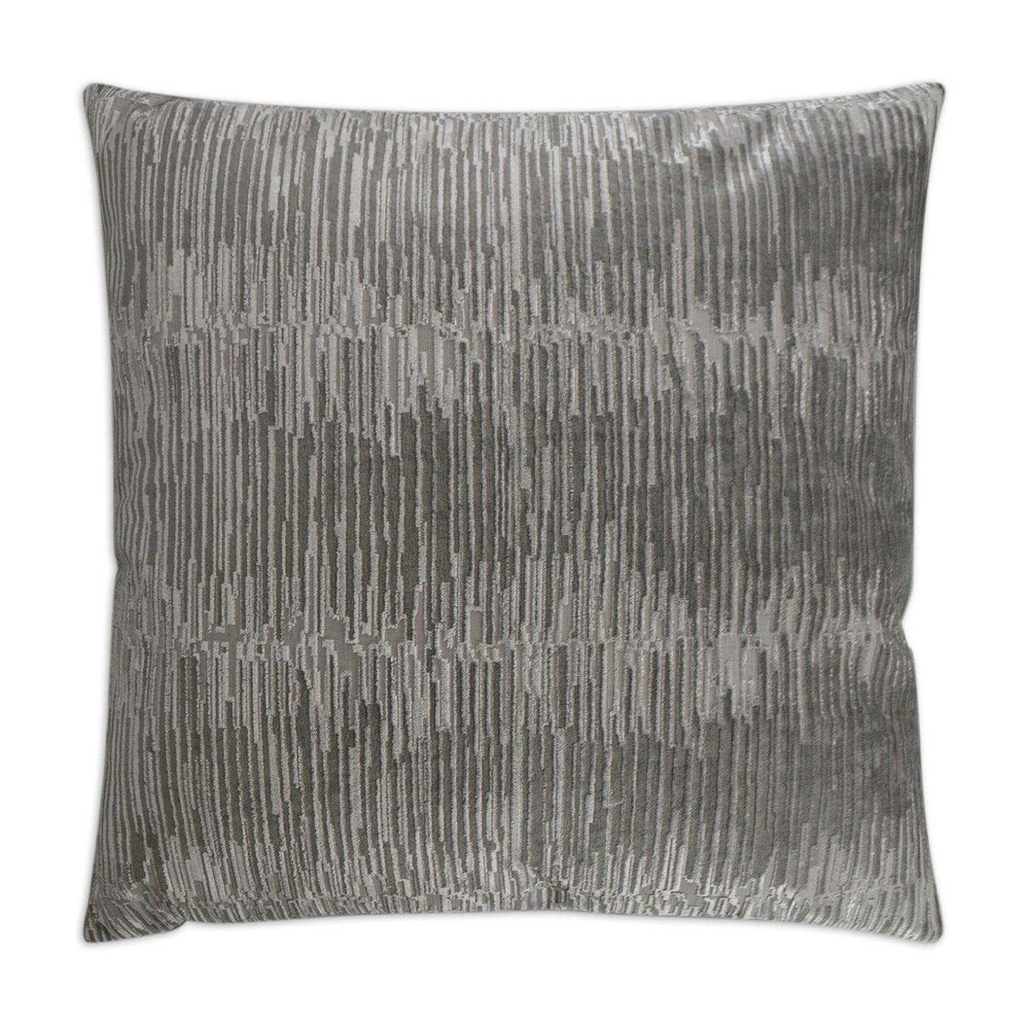 Techno Platinum Throw Pillow